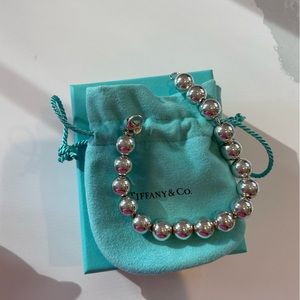 Tiffany’s sterling silver beaded bracelet